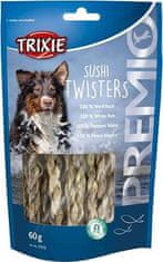Trixie Premio SUSHI TWISTERS Light - 100% rybí copánky 60g