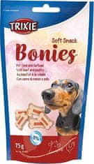 Trixie Soft Snack BONIES Light - měkké kostičky hovězí/krůta 75g