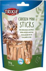 Trixie Premio MINI STICKS - mini tyčinky kuřecí s rýží 50 g