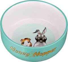 Trixie Keramická miska Honey-Hopper pro morče, králíka 250ml/11cm