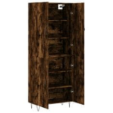 Vidaxl Skříň highboard kouřový dub 69,5 x 34 x 180 cm kompozitní dřevo