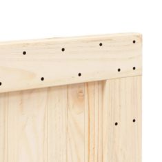 Vidaxl Čelo postele 200 x 104 cm masivní borové dřevo