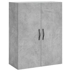 Vidaxl Skříň highboard betonově šedá 69,5x34x180 cm kompozitní dřevo