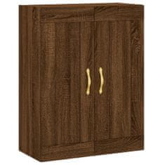 Vidaxl Skříň highboard hnědý dub 69,5 x 34 x 180 cm kompozitní dřevo