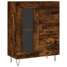 Vidaxl Skříň highboard kouřový dub 69,5 x 34 x 180 cm kompozitní dřevo