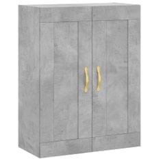 Vidaxl Skříň highboard betonově šedá 69,5x34x180 cm kompozitní dřevo