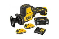 DeWalt bezuhlíková mečová pila 12V, 2× 2,0 Ah, DCS312D2-QW - zánovní