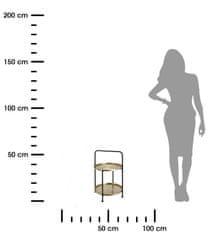 ModernHome Odkládací Stolek Zlatý 55 Cm