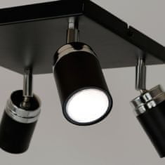 ModernHome Moderní Lampa Černo Zlatá Reno X3