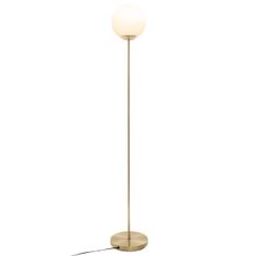 ModernHome Stojací Lampa Dris Zlatá 135 Cm