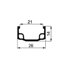 Remerx Ráfek RMX - 507-21, 36 děr, stříbrná (24)