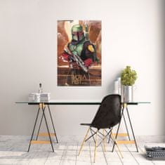 CurePink Plakát Star Wars: Boba Fett (61 x 91,5 cm)