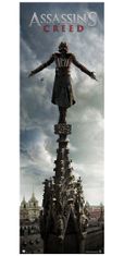 CurePink Plakát na dveře Assassin's Creed: Top (53 x 158 cm) 150g