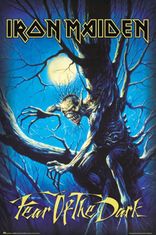 CurePink Plakát Iron Maiden: Fear Of The Dark (61 x 91,5 cm)