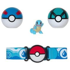 Jazwares Pokémon Clip N Go PokéBall belt set Squirtle