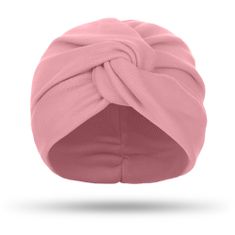 NANDY Dámský bavlněný turban opaka - brodská růžová