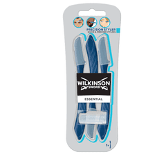 Wilkinson Sword Men's Precision Styler pánský zarovnávač obočí a vousů, 3ks (W302165000)