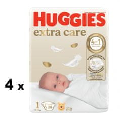 Huggies Extra Care New Born 1 - 104 ks - rozbaleno