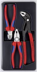 Knipex Kleště kombinované, štípací a instalatérské (SIKO), sada 3 ks - 00 20 09 V01