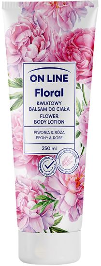 FORTE SWEEDEN On Line Květinové tělové mléko - Pivoňka a růže 250 ml