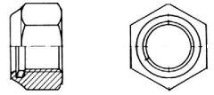 MDTools Matice 6hranné samojisticí DIN 985, pozinkované, různé rozměry fr: Matice 6hranné samojisticí DIN 985, rozměr M12x1,75 mm, výška 12 mm, balení 6 kusů