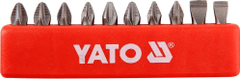 YATO Sada bitů 1/4" 25 mm NON-SLIP 10 ks