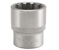 YATO Nástavec 1/2" 22 mm vícezubý