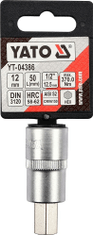 YATO Nástavec 1/2" bit Imbus H12