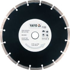 YATO Kotouč řezný diamantový 230 x 22,2 x 2,7 mm