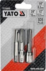 YATO Sada adaptérů SDS+ 1/4", 3/8", 1/2"