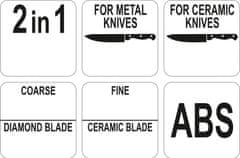 kltools Yato Gastro Brousek na nože 2v1 na keramické / ocelové nože