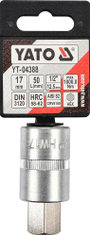 YATO Nástavec 1/2" bit Imbus H17
