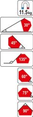 YATO Úhelník magnetický ke svařování 11,5 kg