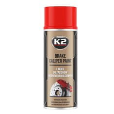 K2 BRAKE CALIPER PAINT 400 ml ČERVENÁ - barva na brzdové třmeny a bubny