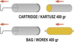 YATO Maznice páková 500 cm3 na kartuše