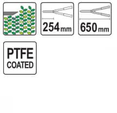 YATO Nůžky na živý plot 650mm (nože 254mm)