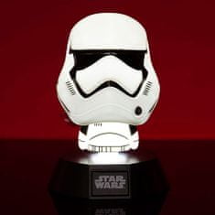 CurePink Plastová dekorativní svítící figurka Star Wars|Hvězdné války: Stormtrooper (výška 10 cm)