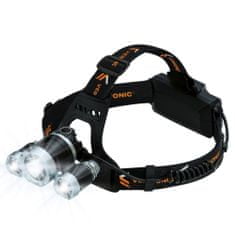 Vergionic 4107 Čelovka LED, 3 x LED, T6 CREE, 400lm