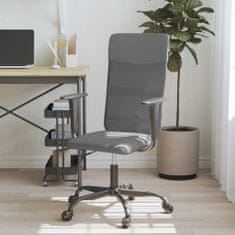 Vidaxl Kancelářská židle šedá síťovina a umělá kůže
