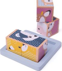 Bigjigs Toys Dřevěné kostky ANIMALS