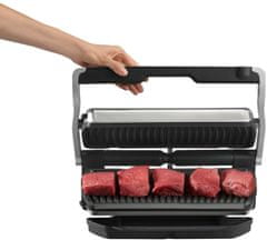 Tefal OptiGrill+ XL GC722D34 Stříbrný/Černý, Elektrický gril