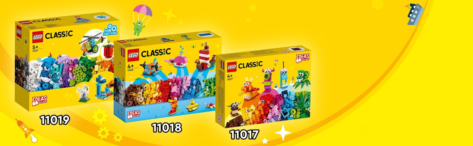 LEGO Classic 11017 Kreativní příšery