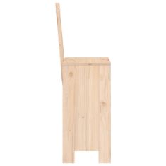 Petromila Barové stoličky 2 ks 40 x 42 x 120 cm masivní borové dřevo