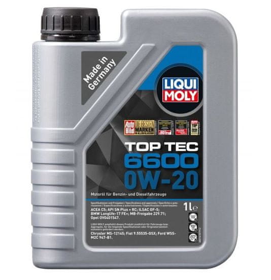 shumee LIQUI MOLY OIL 0W20 1L TOP TEC 6600 SP / C5 / GF-6A / LL-17 FE+ / STJLR.03.5006 / MB229.71 / OV0401547