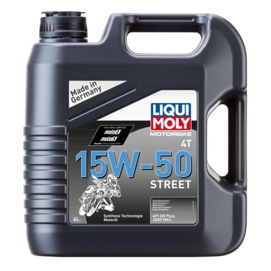 shumee LIQUI MOLY OIL 15W50 4L 4T MOTOCYKL STREET / MOTOCYKLY