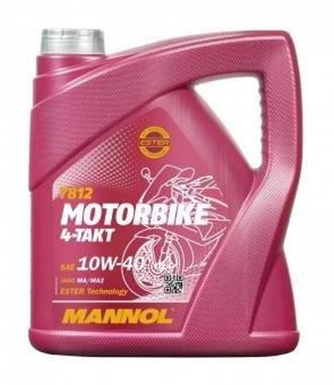 shumee MANNOL OIL 10W40 4L MOTORKA 4T ESTER TECHNOLOGY SL / JASO MA/MA2 / PLASTOVÉ BALENÍ