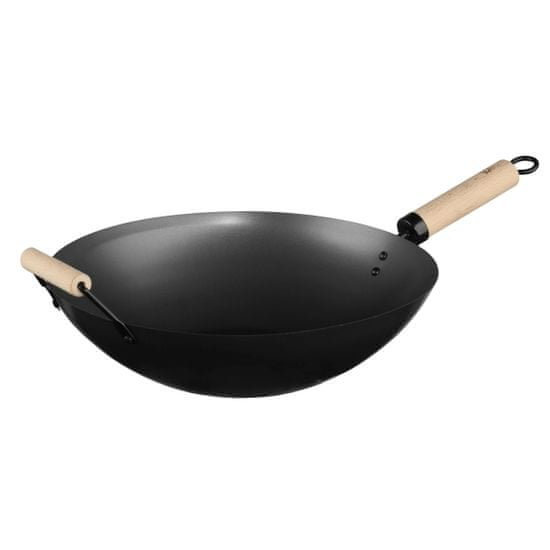 ModernHome Hluboká Pánev Wok S Rukojetí 35 Cm