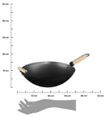 ModernHome Hluboká Pánev Wok S Rukojetí 35 Cm