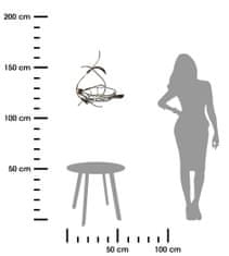 ModernHome Nástěnný Květináč Na Jeden Květináč Adel 46 Cm