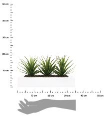 ModernHome Aloes 3 Ks Umělé V Květináči